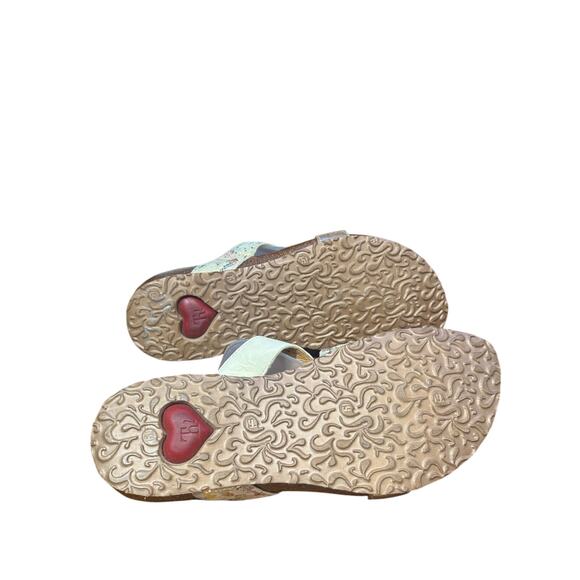 Think leather sandals size 10 - Picture 4 of 7